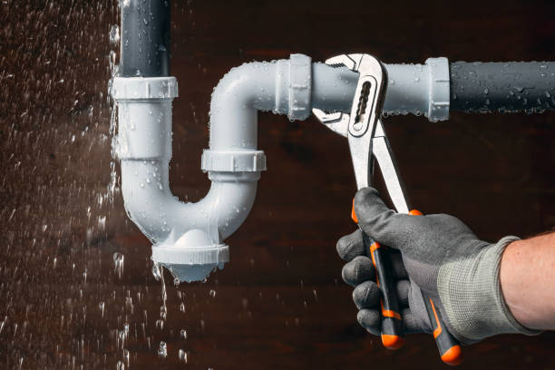 Professional Emergency Plumber technician working in London Mills, IL